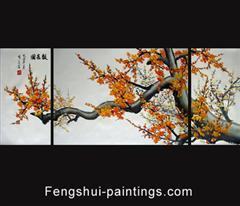 Chinese Cherry Blossom Painting