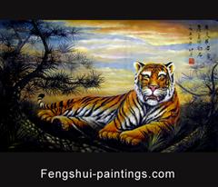 Tiger Original Modern Abstract Oil Paintings on Canvas Art